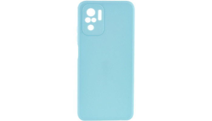 Силиконовый чехол Candy Full Camera для Xiaomi Redmi Note 10 / Note 10s Бирюзовый / Turquoise - фото