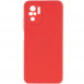 Силіконовий чохол Candy Full Camera для Xiaomi Redmi Note 10 / Note 10s Червоний / Camellia