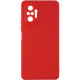 Силиконовый чехол Candy Full Camera для Xiaomi Redmi Note 10 Pro / 10 Pro Max Красный / Camellia - фото