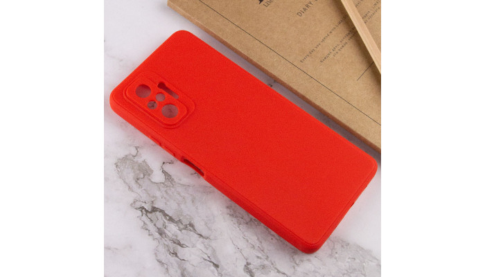 Силиконовый чехол Candy Full Camera для Xiaomi Redmi Note 10 Pro / 10 Pro Max Красный / Red - фото