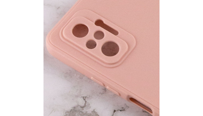 Силіконовий чохол Candy Full Camera для Xiaomi Redmi Note 10 Pro / 10 Pro Max Рожевий / Pink Sand - фото