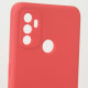 Силиконовый чехол Candy Full Camera для Oppo A53 / A32 / A33 Красный / Camellia - фото