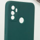 Силиконовый чехол Candy Full Camera для Oppo A53 / A32 / A33 Зеленый / Green - фото