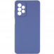 Силіконовий чохол Candy Full Camera для Samsung Galaxy A32 5G Блакитний / Mist blue
