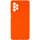 Силіконовий чохол Candy Full Camera для Samsung Galaxy A32 5G Помаранчевий / Orange - фото
