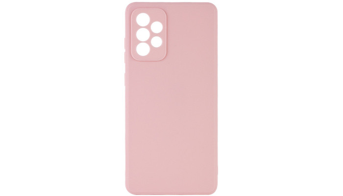 Силиконовый чехол Candy Full Camera для Samsung Galaxy A52 4G / A52 5G / A52s Розовый / Pink Sand - фото