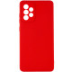 Силиконовый чехол Candy Full Camera для Samsung Galaxy A72 4G / A72 5G Красный / Red - фото