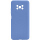 Силіконовий чохол Candy Full Camera для Xiaomi Poco X3 NFC / Poco X3 Pro Блакитний / Mist blue - фото