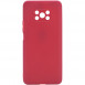Силиконовый чехол Candy Full Camera для Xiaomi Poco X3 NFC / Poco X3 Pro Красный / Camellia