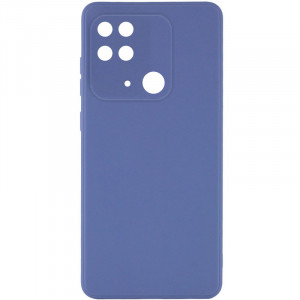 Силиконовый чехол Candy Full Camera для Xiaomi Redmi 10C Голубой / Mist blue