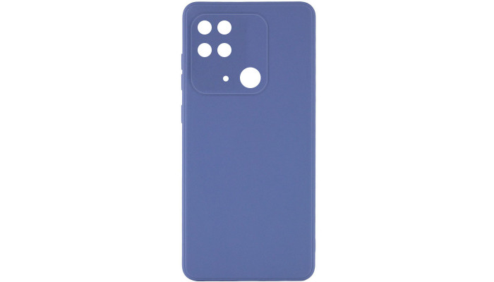 Силиконовый чехол Candy Full Camera для Xiaomi Redmi 10C Голубой / Mist blue - фото