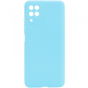 Силиконовый чехол Candy Full Camera для Samsung Galaxy M33 5G Бирюзовый / Turquoise