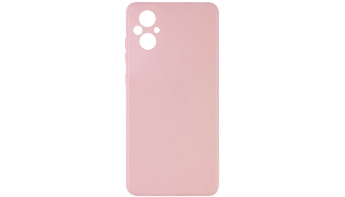 Силиконовый чехол Candy Full Camera для Xiaomi Poco M5 Розовый / Pink Sand - фото
