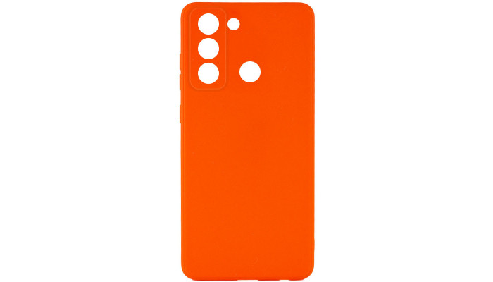 Силіконовий чохол Candy Full Camera для TECNO Pop 5 LTE Помаранчевий / Orange - фото