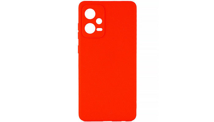 Силиконовый чехол Candy Full Camera для Xiaomi Redmi Note 12 Pro 5G Красный / Red - фото