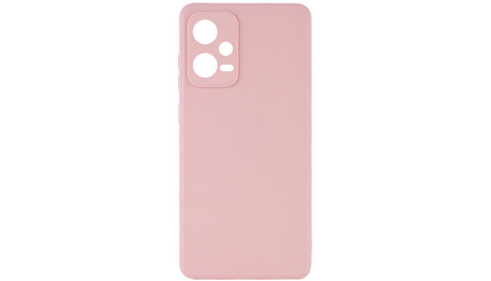Силиконовый чехол Candy Full Camera для Xiaomi Redmi Note 12 Pro 5G Розовый / Pink Sand - фото