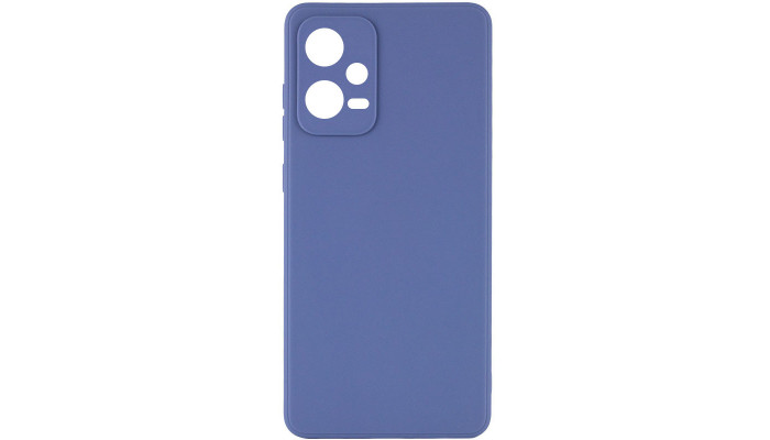 Силиконовый чехол Candy Full Camera для Xiaomi Poco X5 5G / Note 12 5G Голубой / Mist blue - фото