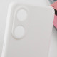 Силиконовый чехол Candy Full Camera для Oppo Reno 8 T 4G Белый / White - фото