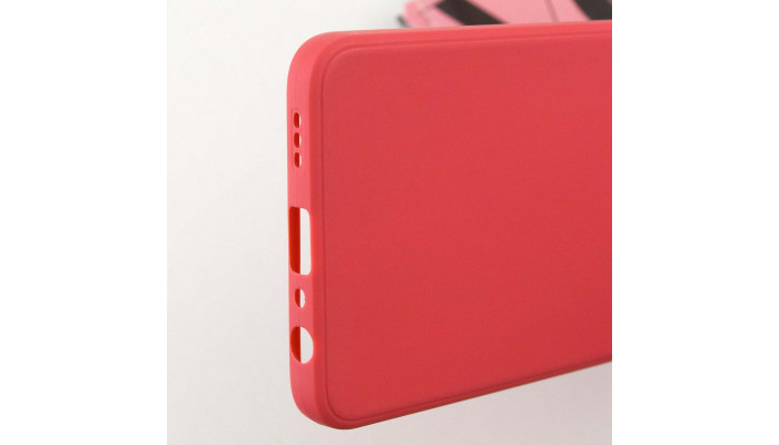 Силиконовый чехол Candy Full Camera для Oppo Reno 8 T 4G Красный / Camellia - фото