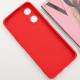 Силиконовый чехол Candy Full Camera для Oppo Reno 8 T 4G Красный / Red - фото