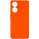 Силиконовый чехол Candy Full Camera для Oppo Reno 8 T 4G Оранжевый / Orange - фото