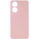 Силиконовый чехол Candy Full Camera для Oppo Reno 8 T 4G Розовый / Pink Sand - фото