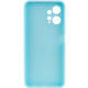 Силиконовый чехол Candy Full Camera для Xiaomi Redmi Note 12 4G Бирюзовый / Turquoise - фото