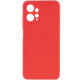 Силиконовый чехол Candy Full Camera для Xiaomi Redmi Note 12 4G Красный / Camellia - фото