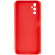 Силиконовый чехол Candy Full Camera для Samsung Galaxy A24 4G Красный / Camellia - фото