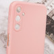 Силіконовий чохол Candy Full Camera для Samsung Galaxy A24 4G Рожевий / Pink Sand - фото