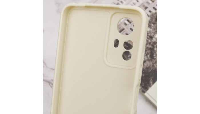 Силіконовий чохол Candy Full Camera для Xiaomi Redmi Note 12S Бежевий / Antigue White - фото