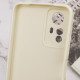 Силіконовий чохол Candy Full Camera для Xiaomi Redmi Note 12S Бежевий / Antigue White - фото