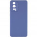 Силиконовый чехол Candy Full Camera для Xiaomi Poco F5 Pro Голубой / Mist blue