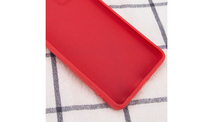Силиконовый чехол Candy Full Camera для Xiaomi Poco F5 / Note 12 Turbo Красный / Camellia - фото