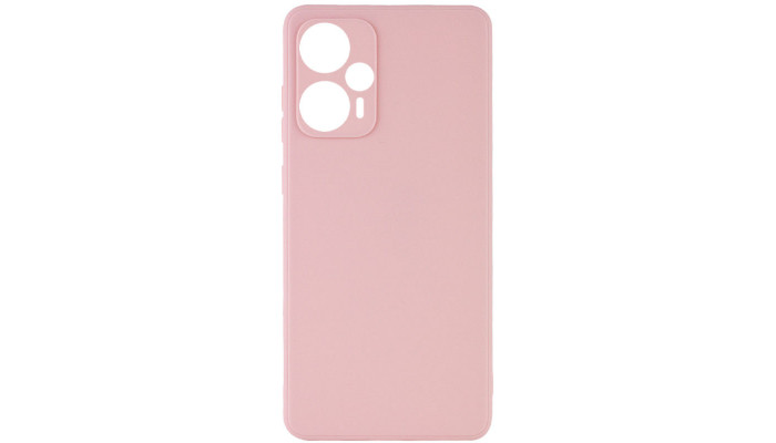 Силиконовый чехол Candy Full Camera для Xiaomi Poco F5 / Note 12 Turbo Розовый / Pink Sand - фото