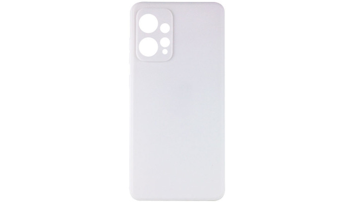 Силиконовый чехол Candy Full Camera для Xiaomi Redmi 12 Белый / White - фото