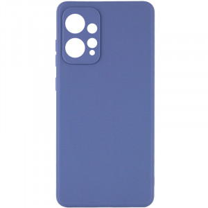 Силиконовый чехол Candy Full Camera для Xiaomi Redmi 12 Голубой / Mist blue