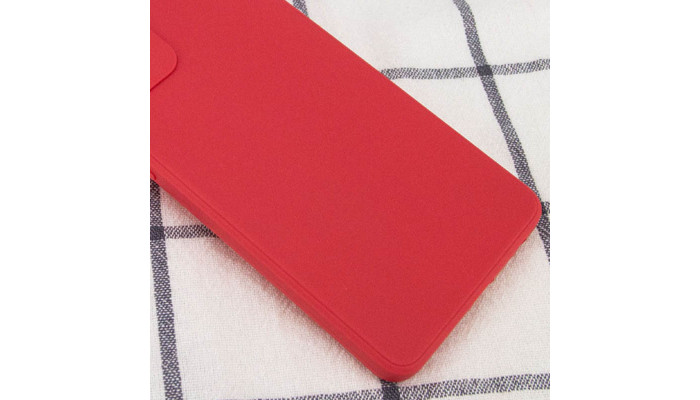Силиконовый чехол Candy Full Camera для Xiaomi Redmi 12 Красный / Camellia - фото