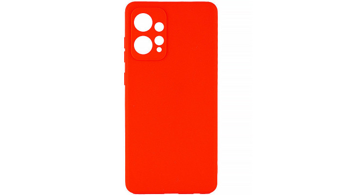 Силиконовый чехол Candy Full Camera для Xiaomi Redmi 12 Красный / Red - фото