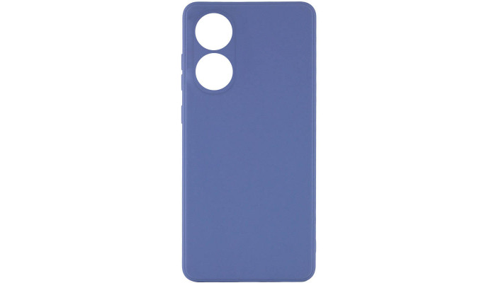 Силіконовий чохол Candy Full Camera для Oppo A58 4G Блакитний / Mist blue - фото