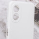 Силіконовий чохол Candy Full Camera для Oppo A78 4G Білий / White - фото