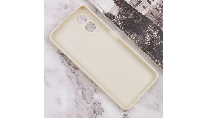 Силиконовый чехол Candy Full Camera для Oppo A38 / A18 Бежевый / Antigue White - фото