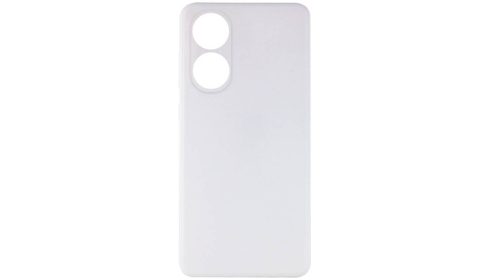 Силіконовий чохол Candy Full Camera для Oppo A38 / A18 Білий / White - фото