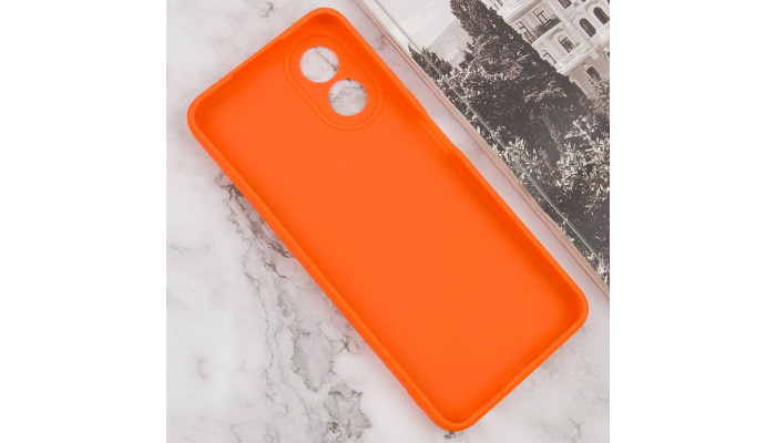 Силіконовий чохол Candy Full Camera для Oppo A38 / A18 Помаранчевий / Orange - фото