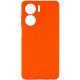 Силиконовый чехол Candy Full Camera для Xiaomi Redmi 13C / Poco C65 Оранжевый / Orange - фото