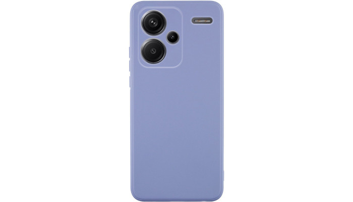 Силиконовый чехол Candy Full Camera для Xiaomi Redmi Note 13 Pro+ Голубой / Mist blue - фото