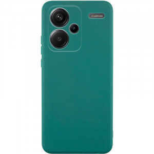 Силиконовый чехол Candy Full Camera для Xiaomi Redmi Note 13 Pro+ Зеленый / Green