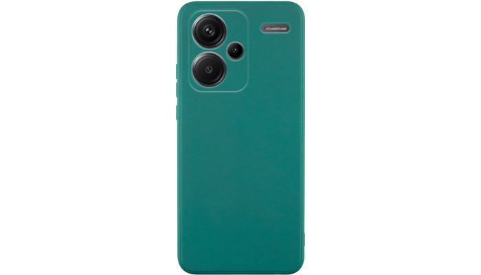 Силиконовый чехол Candy Full Camera для Xiaomi Redmi Note 13 Pro+ Зеленый / Green - фото