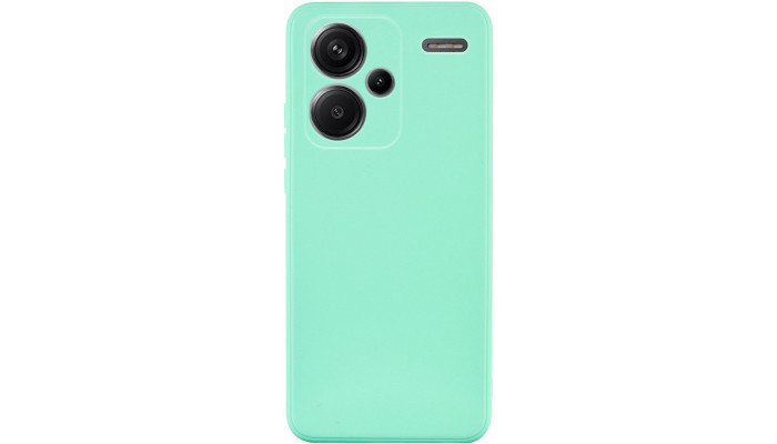 Силиконовый чехол Candy Full Camera для Xiaomi Redmi Note 13 Pro+ Зеленый / Menthol - фото