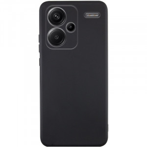 Силиконовый чехол Candy Full Camera для Xiaomi Redmi Note 13 Pro+ Черный / Black